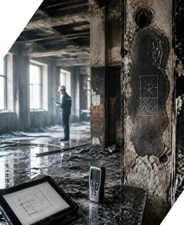Обследование зданий после пожара в Учалах от 15251 р. | ЭкспертизаРоссия
